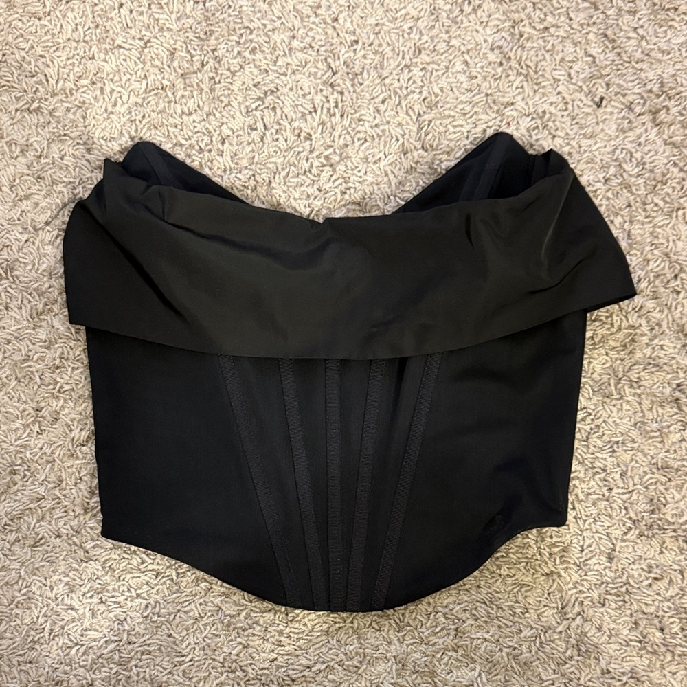 NBD Black Off-Shoulder Blouse